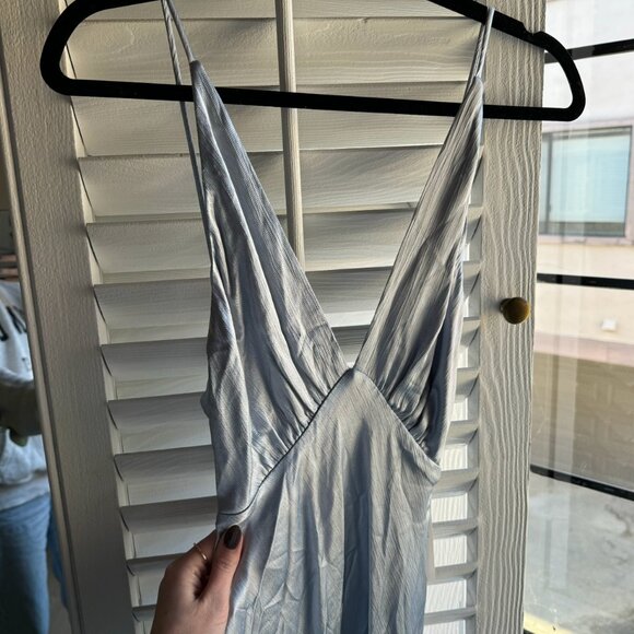 Bec & Bridge Moon Dance Maxi Dress in Dusty Blue - Picture 3 of 10